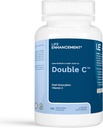 שיפור חיים כפול C - Max Absorption 608 מ"ג Buffered ויטמין C (Calcium Ascorbate ו Ascorbyl Palmitate) ו 61 מ"ג Calcium - 180 Capsuls