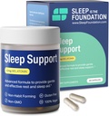 Sleep Aid with 2mg Melatonin - גלולות שינה עם GABA, L-theanine & Chamomile - Non-Habit Forming Sleep, 60 קפסולות