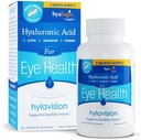 Hyalogic HylaVision Eye Health תוסף - Hyaluronic Acid, Lutein ו-Zaxanthin Supplements - מכיל ויטמין A, C, E ו- Zinc - Soothe עייפות עיניים (120 קפסולות)