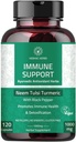 Immune תומך קפסולות - תוספת תמיכה של Immunity 120 קפסולות שבוצעו עם אורגני Neem, Tulsi, Amla & Turmeric, לשפר את בריאות ותפקוד Immune.