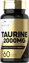 קרלייל טאורין 2000mg | 60 Caplets | Amino Acid Supplement