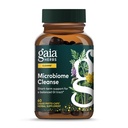 גאיה Herbs Microbiome ניקויse - עם Black Walnut, Sweet Wormwood, Oregano & Peppermint - Helps Balance the GI Tract תוך תמיכה בבריאות העיכול - 60 טבעוני נוזלי Phyto-Capsules (30 ימים אספקה)