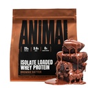 Animal Whey Isolate אבקת חלבון - נטען עבור Pre & Post Workout שריר בונה ושיקום עם Enzymes העיכול עבור גברים ונשים - 25g חלבון, טעם גדול, סוכר נמוך - Brownie Batter 2 lbs