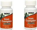 2 בקבוקי מזון עכשיו IRON COMPLEX 100