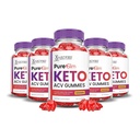 Justified Laboratories (5 Pack Pure Slim Keto ACV Gummies Advanced Formula 1000MG PureSlim Keto Gummies Apple Cider Vinegar פורמולה עם אבקת מיץ Pomegranate B12 טבעוני non GMO 300 מסטיק