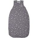 Woolino Merino Wool and Organic Cotton Ultimate Sleep Sack - עונה 4 - Two-Way Zipper Fitable Sleep Bag - Universal Size Sack for Baby (2-24 חודשים) - כוכב אפור