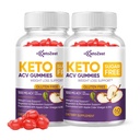 Keto Acv Gummies for Advanced Weight Loss & Belly Fat Burn - Pro Active Super Apple Cider Vinegarmies - Quick Fat Burner Diet for Women Men - Sugar Free & Gluten Free (1000MG)