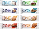 Generic One Proteins, Sampler Variety Pack, Gluten Free 20g חלבון, רק 1g Sugar, 2.12 Oz Bars (8 Count)