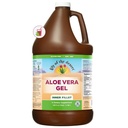 לילי של המדבר אלוורה גל - Inner Fillet Thicker Consistency Aloe Vera שותה עם ויטמינים טבעיים, Enzymes for Gut Health, Stomach Relief, Wellness, Glowing Skin, 128 Fl Oz