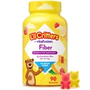 L'il Critters סיבים יומית חניכיים תוספת לילדים, עבור תמיכה תזונתית, ברי ולימון פלברס, 90 חניכיים