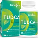 TUDCA Liver תומך תוספי 1000 מ"ג - 60 קפסולות טבעוניות,TUDCA Bile מלח עם חלב Thistle Herbal בל פורמולה עבור Liver ניקוי Detox & תיקון