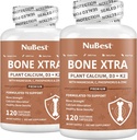Nu Best Bone Xtra Plant-based Power Formula with Calcium, Magnesium from Marine Algae, Phosphorus, ויטמין C, K2, D3 | Immunity & מקסימלי Calcium Absorption