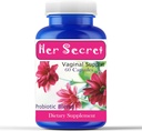 Celebrity LifeStyle Product Her Secret Women’s Probiotic with Prebiotics – Daily Probiotics for Women Digestive Health, Gut & Feminine Balance, pH Support, Non-GMO, Vegan, Made in USA – 60 Capsules