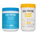 חלבונים Vital Collagen Peptides אבקת Unflavored 19.3 OZ Creamer Vanilla