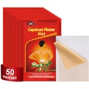 50 Count Capsaicin Patches,4.72 "x7.08" Hot Capsicum Patch