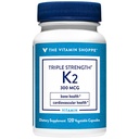 ויטמין כוח משולש K2 "עצם בריאות" 300 MCG (120 קפסולות ירקות)