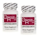 Cardiovascular Research Lipothiamine B תוסף 240 טבליות - ויטמין B1 עכשיו עם Alpha Lipoic Acid - 2 X 120 Count