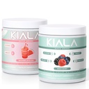 Kiala Nutrition Super Greens, אורגני ירקות אבקה, Spirulina & Chlorella Superfood, Sugar & Gluten חינם טבעוני, Spectra בלגן, Watermelon & מעורב ברי 2 Pack