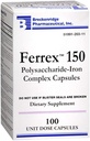 FERREX 150 Polusaccharide-Iron Complex כמוסות 100 הרוזן