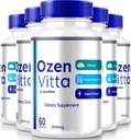 (5 Pack) Ozen Vitta, Ozen Vitta כמוסות, פורמולה OzenVitta הרשמית לירידה במשקל יעיל, All-Natural Keto Pills for Fit and Active Lifestyle, Health Capsula Reviews (300 קפסולות)