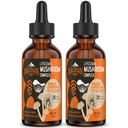 Liposomal Mushroom Complex Drops 2000 MG - 20 מוצרי Mushroom אורגני - פורמולה נוזלית מתקדמת עבור Immunity, קוגניטיבית וזיכרון - Lions Mane Supplement, Reishi, Cordyceps, Chaga, 60 משרתים