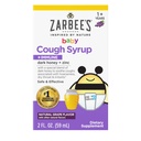 התינוק של זרבי דבש Cough Syrup + Immune עבור תינוקות 12-24 חודשים, בטוח ויעיל Cough Syrup עם Soothing Dark Honey & Zinc for Immune Support *, סמים ואלכוהול חינם, Grape, 2 fl. Oz.