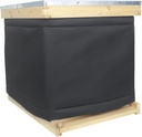 Bee Hive Wrap, Winter Hives Beekeeping Supplies מתאים 1 Deep Hives עם 1 Medium Hive Box, Winter Protection Cover 600D אוקספורד Insulated Cover, Light Weight, Reusable (81) 7)