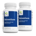 טרי Strontium - Bone Health & Power Support Supplement - תוספת עם קפסולות טבעוניות - עם Strontium Citrate for Superior Absorption - 60 קפסולות (Pack of 2)