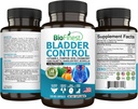 תוסף בקרה ביו-Finest Bladder עבור גברים ונשים - 120 Veg. קפסולות - Saw Palmetto, Cranberry, Pumpkin Seed, ויטמין E, Boswellia, Dandelion Root - Urinary Tract Bladder Health - Made in USA