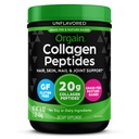 Orgain hydrolyzed Collagen Peptides אבקת עבור נשים וגברים, 20g Grass פד Collagen, Unflavored - שיער, עור, ריח, ותמיכה משותפת, Paleo & Keto, non-GMO, Type I ו- III, 1lbored - 1lbored - שיער, ציפור, ותמיכה משותפת, Paleo & Keto, non-GMO, non-GMO, Type I ו-GMO, סוג I ו-GMO III, 1lb