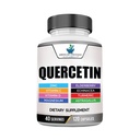 תוסף סטנדרטי אמריקאי Quercetin 1000 מ"ג Per לשרת עם Zinc, ויטמין C, ויטמין D3, Magnesium, Elderberry, Echinacea, Turmeric, Astragalus - Gluten Free, non-GMO, 120 קפסולות, 40 משרתים, 40 משרתים.