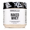 NAKED vanilla Whey חלבון 1Lb, רק 3 רכיבים, כל צמחי טבע פד אבקת חלבון Whey + Vanilla + קוקוס סוכר- GMO-חינם, Soy Free, Gluten Free.