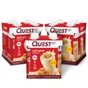 Quest Nutrition Ready to drink Salted Karamel Protein Shake, 30g חלבון, 3g Net Carbs, Gluten Free, Keto Friendly, 11 fl.oz 4 Count(Pack של 3)