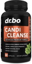 Candi Cleanse Support Pills - Anti Overgrowth תוספים לנשים וגברים - תוספת כוח שליטה Probiotic Complex ניקויser - Natural Oral Herbal Oregano & Caprylic Acid כמוסות