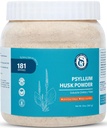 Psyllium Husk אבקת 2lb, 32oz | Easy Mixing Dietary סיבים | ניקוי מערכת העיכול שלך | אבקת קרקע יפה | אידיאלי עבור Keto Baking