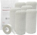 Kerlix Gauze Bandage Rolls - 4 1/2 ב x 4.1 Yds, 6 Ply - 6 יחיד Sterile Pocuhes - תוספת Absorbency - Free, בית החולים כיתה כותנה פלופיג Wrap קרינקיל סגנון - עבור Wound Care & First Aid