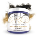 Nootropics Depot Lions Mane Mushroom אבקה | 8:1 שלם פריץ גוף כפול; 30 גרמים | Hericium erinaceus | Brain Health Supplement