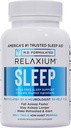 רגיעום Sleep Aid - פורמולה כוח מקצועי למבוגרים | 5mg Melatonin, Magnesium Glycinate, Valerest & Ashwagandha | Non-Habit Forming Sleep Support