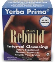 Yerba Prima ניקויse Men ReBuild Kit - 30 יום טיהור תוספי מזון מיועד לגברים - Prostate & Voice בריאות - Kidney & Liver - Natural Herbal Psyllium סיבים, Aloe Vera, Milk Thistle Seed Seed