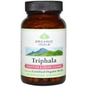 OrganIC INDIA Triphala קפסולות אורגניות - תוסף צמחי עם Amla, Bibhitaki, Haritaki, Digest & מושבה תמיכה, תמיכה במערכת החיסון, הסתגלות, טבעוני, USDA מוסמך אורגני - 90 קפסולות