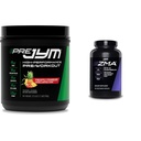 JYM 30 משרתים Pineapple Strawberry & JYM ZMA Zinc / Magnesium קפסולות תוספת 90 קפסולות צמחוניות