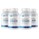 Brainful Brain 4 Bottle Bundle - Memory & Brain Health Support - Brain Booster Clarity with Bacopa Monnieri, גינקו בילובה, B12-120-Day Supply (240 Count)