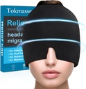 Migraine Relief Cap, Ice Head Pack Gel, Cold and Heat Therapy, Sinus Eye Patch Headache, Swollen Eyes, הקלה של Tension ולחץ
