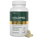 קולון דיאטה תוספת - תמיכה ניקוי של Bowels & Digestive Tract - Eases Constipation - ג'ינג'ר שורש, Lactobacillus, Psyllium Husk & Magnesium Oxide - 90 קפסולות (Pack של 1)