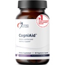 Designs for Health CogniAid - Herbal Memory + Mood Formula with Green Tea Extract, Wild Blueberry + Bacopa (60 קפסולות)