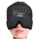 TheraICE Migraine הקלה Cap Pro, Headache הקלה Cap, Ice Face Mask, Cold Compress Head Wrap for Tension Headache הקלה, Stress & Hangover, FocusZone טכנולוגיה מספקת תוספת קירור ולחץ