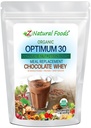 Z מזונות טבעיים אופטימוסם 30 שוקולד אורגני Whey Meal החלפת אבקת