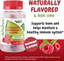 Calcium Magnesium & Zinc + ויטמין D Gummies | עצמות בריאות Immune בריאות אנרגיה ותפקוד השרירים | Daily Dietary ויטמין תוסף | עבור מבוגרים, מתבגרים | פרייפרי פלאדור