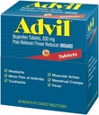 עו"ד Ibuprofen, 200 מ"ג, 50 Packets של 2 טבליות coated (Pack של 4)